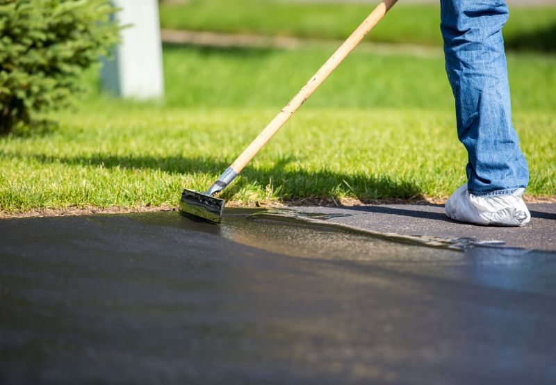 Asphalt Sealing in Progress