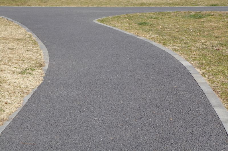 Fresh Asphalt Sealings Application